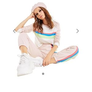 NWT 2 piece Wildfox sweat set